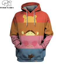 Load image into Gallery viewer, PLstar Cosmos 2019 Fashion Men hoodies Cute Winnie the Pooh Full Printed 3d Hooded Sweatshirt Unisex streetwear sudadera hombre