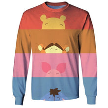 Load image into Gallery viewer, PLstar Cosmos 2019 Fashion Men hoodies Cute Winnie the Pooh Full Printed 3d Hooded Sweatshirt Unisex streetwear sudadera hombre