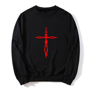 Fate/Zero Emiya Kiritsugu Print Hoodies Men/Women Hooded Sweatshirts Harajuku Hoodies Sweatshirt  Japanese Streetwear Hoodie