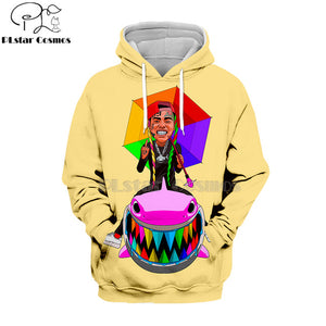 New Rapper Tekashi69 6ix9ine Tekashi 69 3D Print Women/men Hoodies Sweatshirts Harajuku Casual Pullover Hooded Jacket Clothes-1