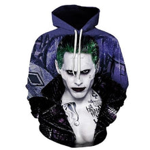 Load image into Gallery viewer, 3 d Hoodies 3 d Men Women Sweatshirts Fashion Pullover of Autumn Tracksuits Harajuku Outwear Suicide Squad Joker Male Jacket
