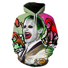 Load image into Gallery viewer, 3 d Hoodies 3 d Men Women Sweatshirts Fashion Pullover of Autumn Tracksuits Harajuku Outwear Suicide Squad Joker Male Jacket
