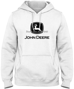 Cool Casual Sleeves Cotton Fashion John Deree Farm Equiment High Quality Logo White Hoodies & Sweatshirts