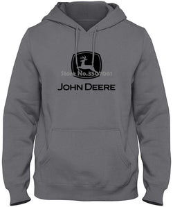 Cool Casual Sleeves Cotton Fashion John Deree Farm Equiment High Quality Logo White Hoodies & Sweatshirts