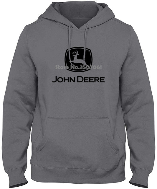 Cool Casual Sleeves Cotton Fashion John Deree Farm Equiment High Quality Logo White Hoodies & Sweatshirts