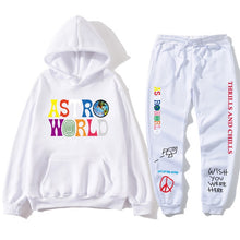 Load image into Gallery viewer, TRAVIS SCOTT ASTROWORLD hope you are here HOODIES fashion letters ASTROWORLD HOODIE streetwear + pants men&#39;s pullover sweatshirt
