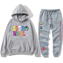 Load image into Gallery viewer, TRAVIS SCOTT ASTROWORLD hope you are here HOODIES fashion letters ASTROWORLD HOODIE streetwear + pants men&#39;s pullover sweatshirt
